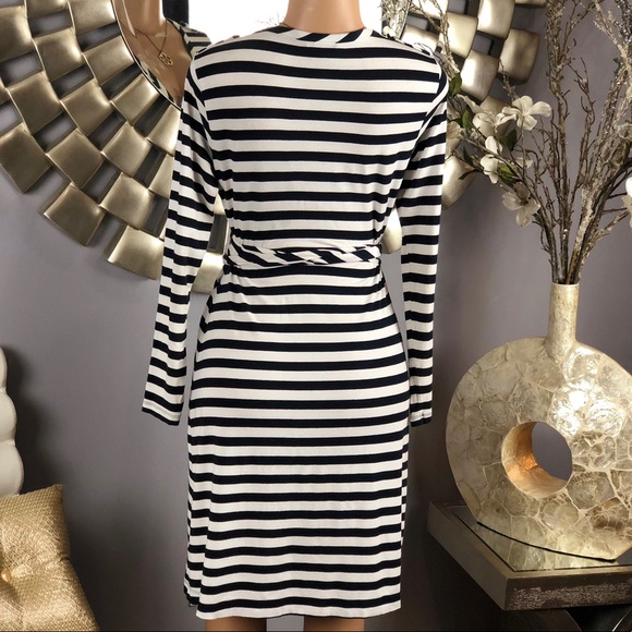 Banana Republic Striped Wrap Dress - Picture 6 of 8